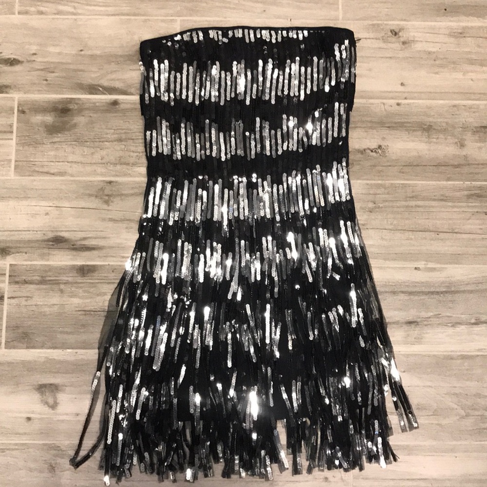 Fun black sequins dress